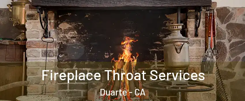  Fireplace Throat Services Duarte - CA