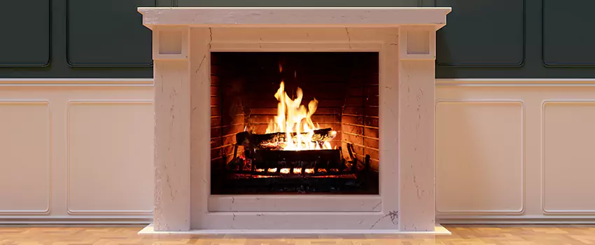 Decorative Electric Fireplace Installation in Duarte, California