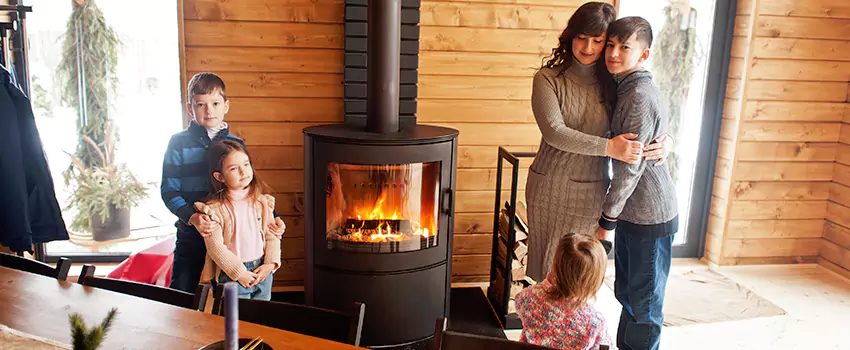 Morso Cast Iron Fireplace Insert Installation in Duarte, California