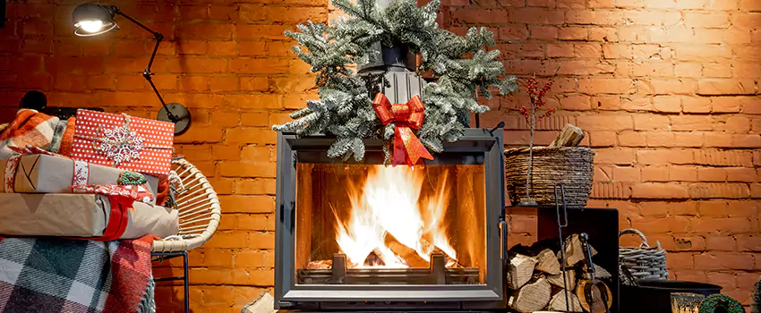 Travis Industries Linear Gas Fireplace Installation in Duarte, California