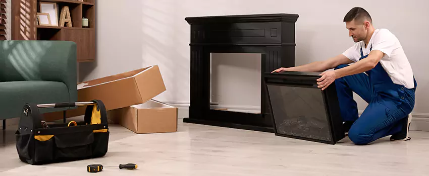 Old Rusted Metal Fireplace Repair And Replacement in Duarte, CA