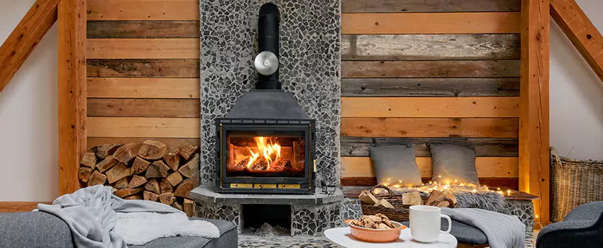 Thelin Hearth Products Direct Vent Gas Stove Fireplace Inspection in Duarte, California