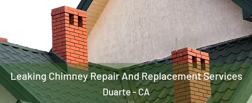  Leaking Chimney Repair And Replacement Services Duarte - CA